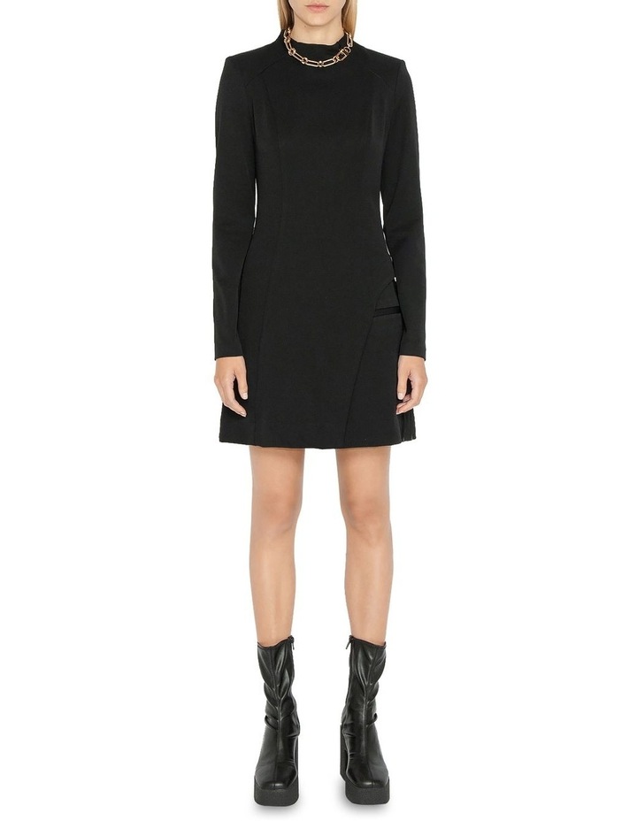 Asymmetric Mini Dress in