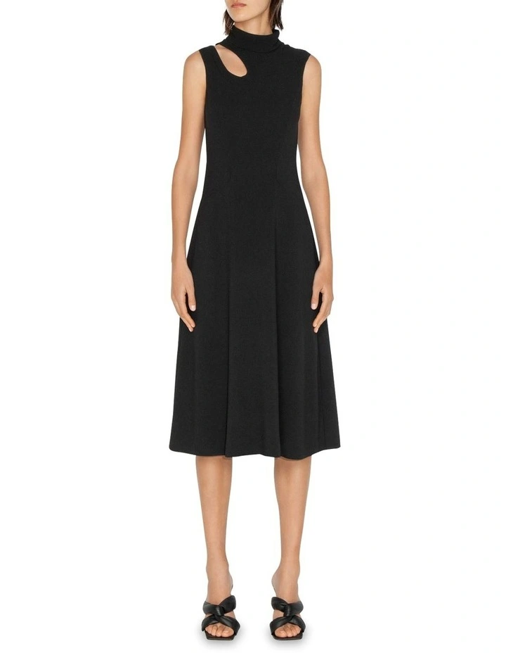 Cut Out Dress in Black image 1