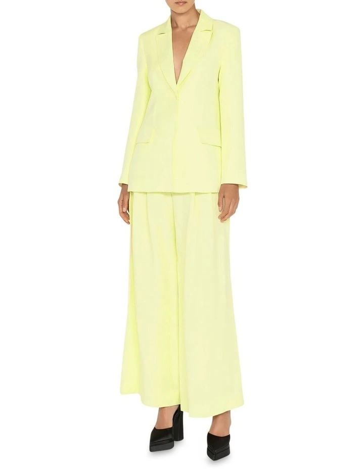 Wide Leg Pant in Soft Lime image 1