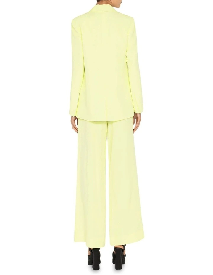 Wide Leg Pant in Soft Lime image 2