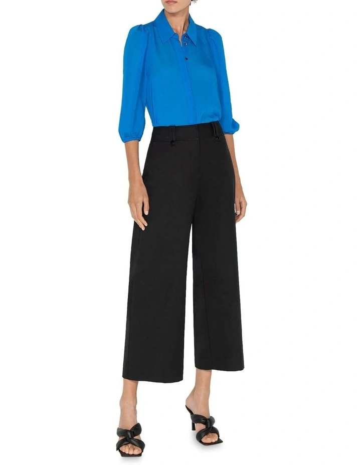 Soft Sheer Tencel Shirt in Blue image 1