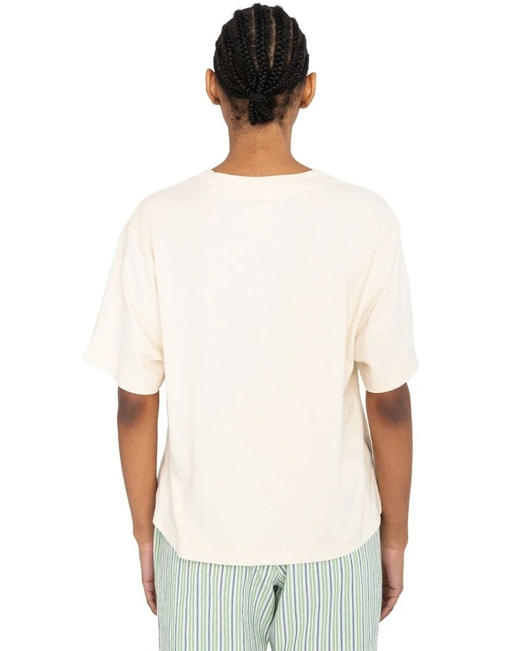 Short Sleeves T-shirt in Beige image 2