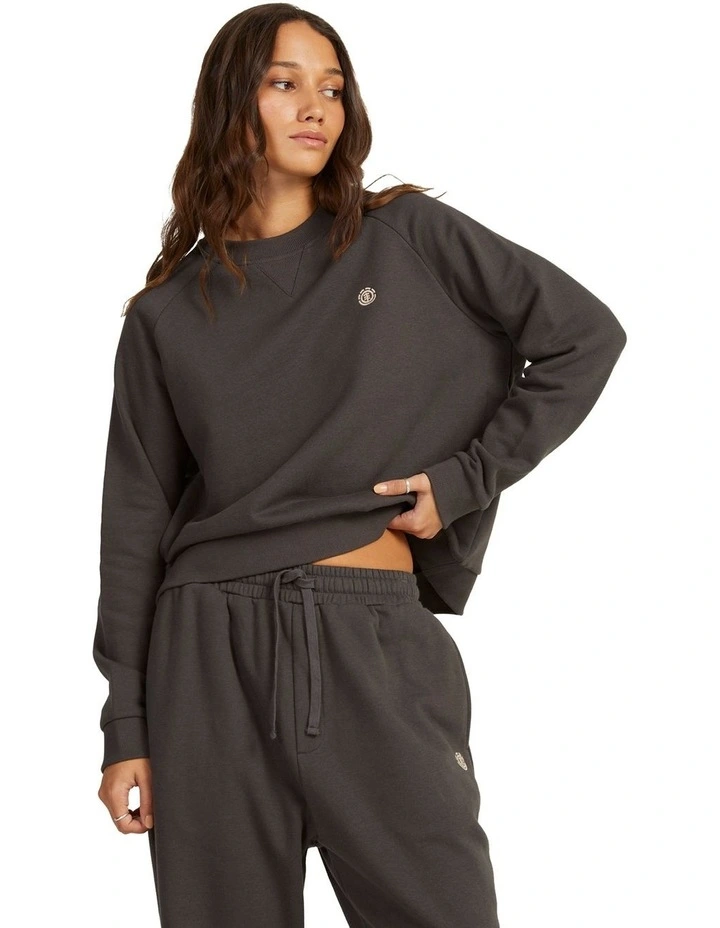 Cornette Crew Sweatshirt in Black image 1