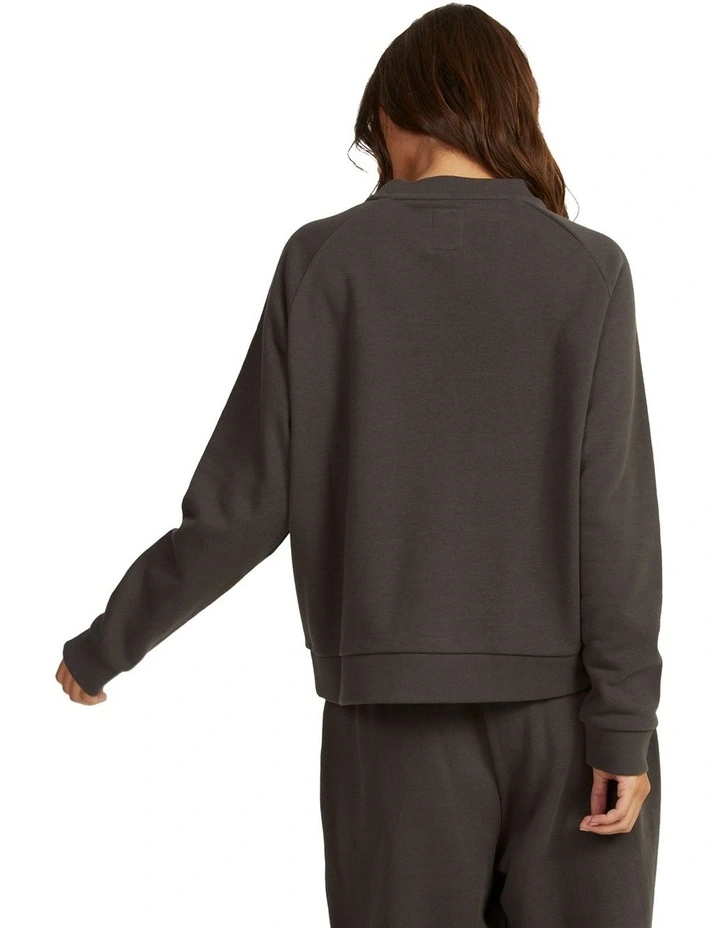 Cornette Crew Sweatshirt in Black image 2