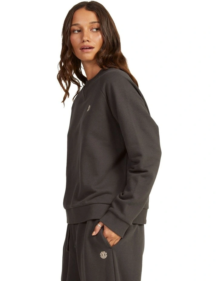 Cornette Crew Sweatshirt in Black image 3