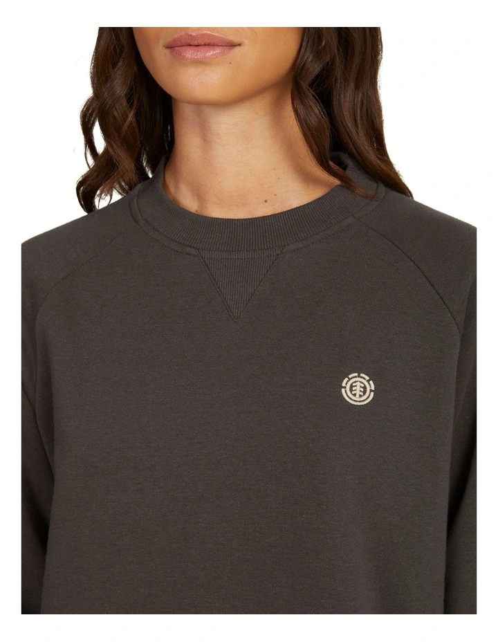 Cornette Crew Sweatshirt in Black image 4