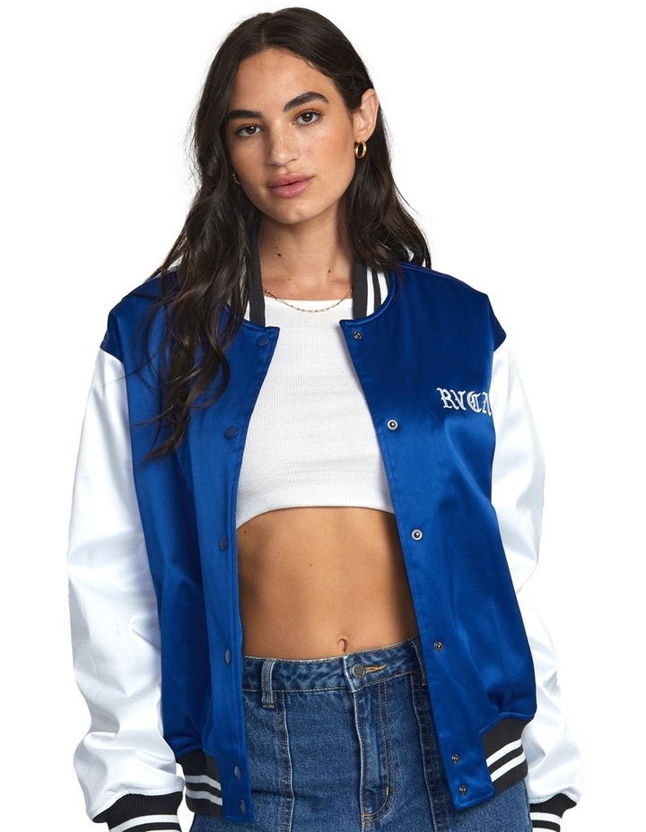 Niesa Bomber Jacket in Blue