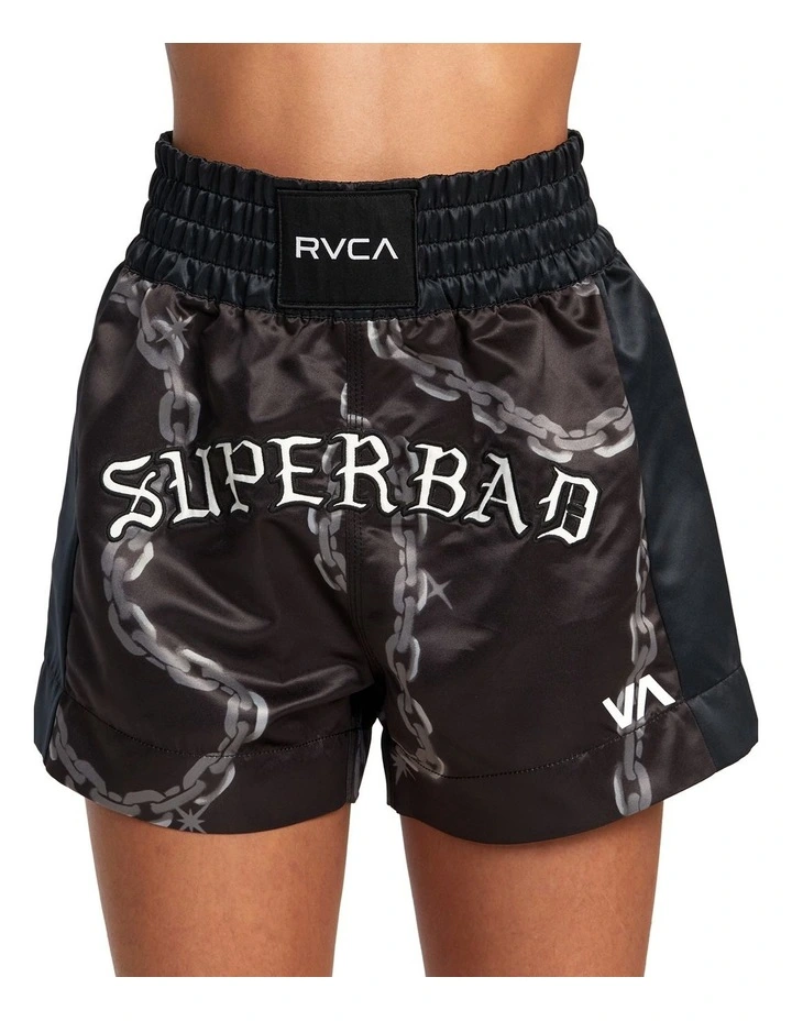 Seniesa Boxing Shorts in Black image 1