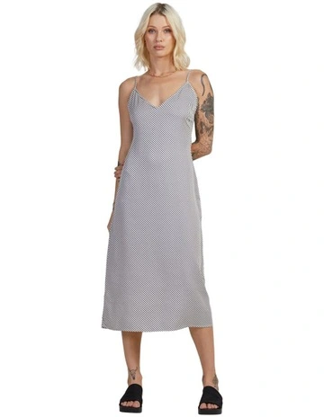 Eclipse Everyday Midi Dress in White