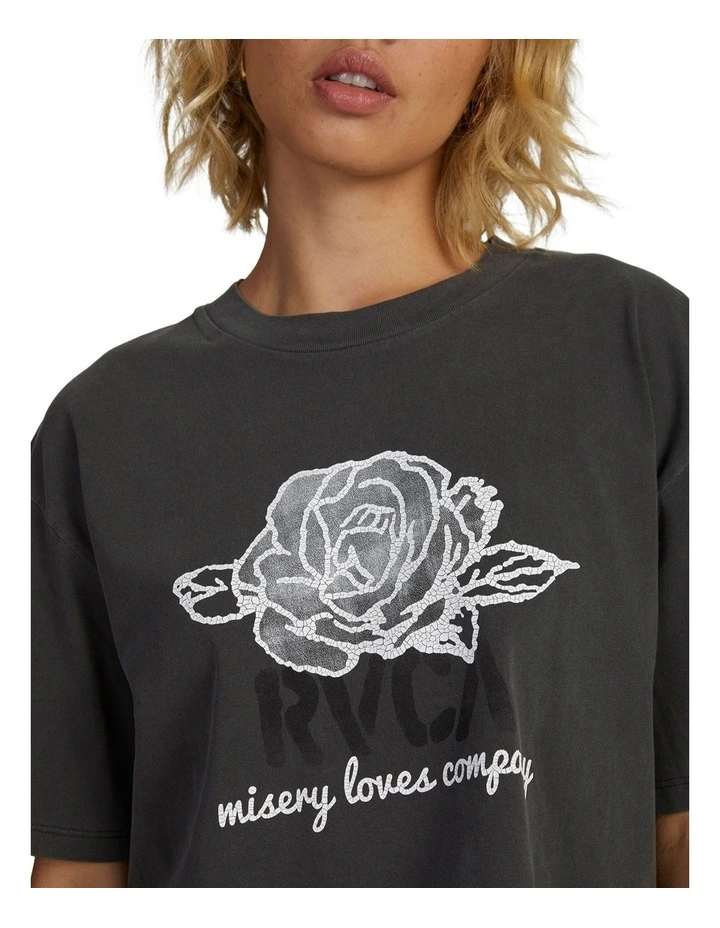 Company Half T-shirt in Washed Black image 4