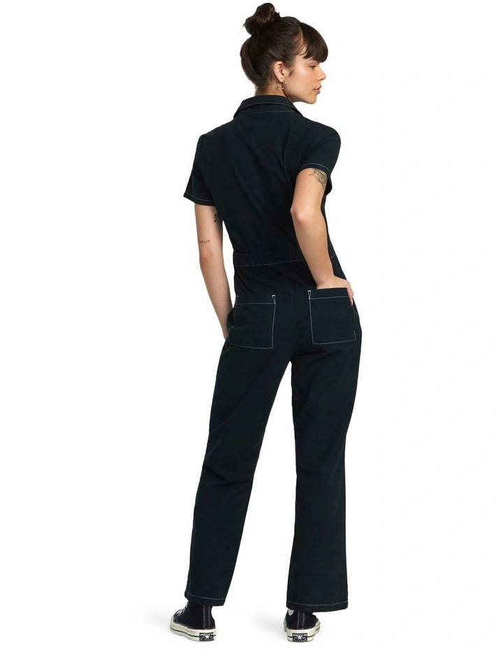 Spring Shift Jumpsuit Black image 2