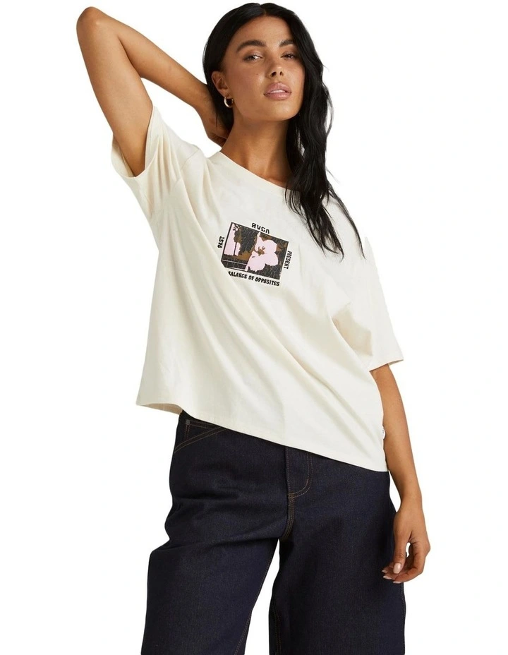 Let It Burn Easy T-shirt in Unbleached image 1