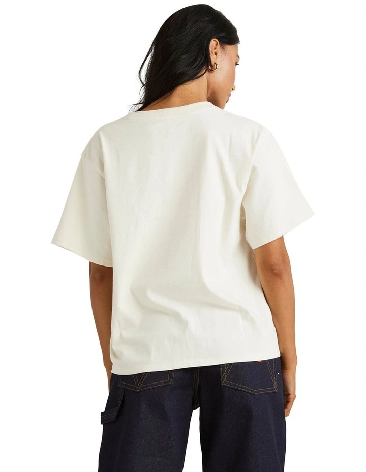 Let It Burn Easy T-shirt in Unbleached image 2