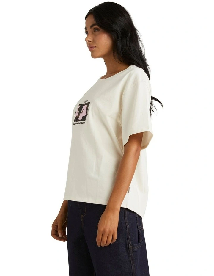 Let It Burn Easy T-shirt in Unbleached image 3