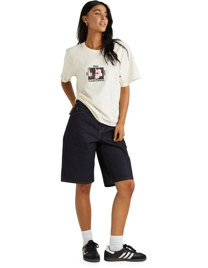 Let It Burn Easy T-shirt in Unbleached image 5