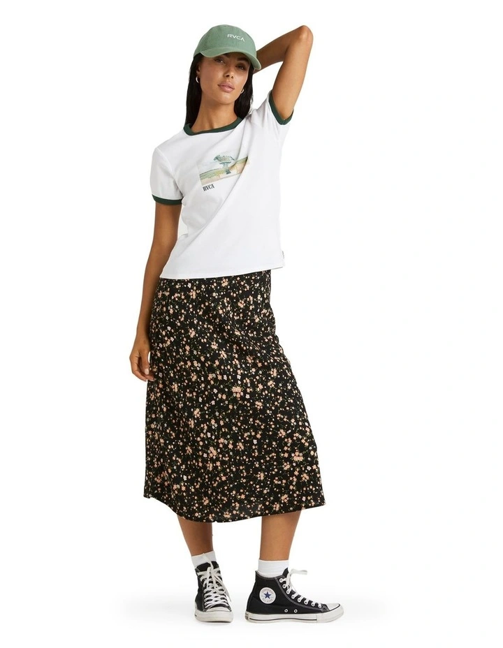 Roswell Shrunken Tee in White image 5