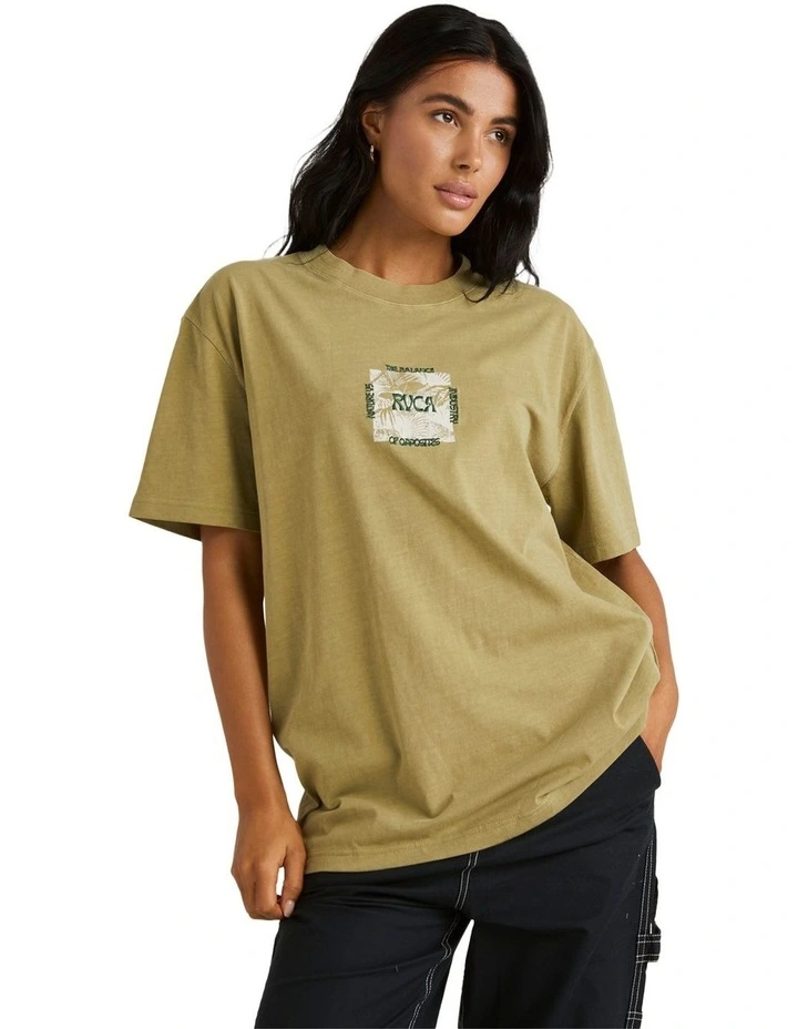 Palmy Relaxed T-shirt in Green image 1