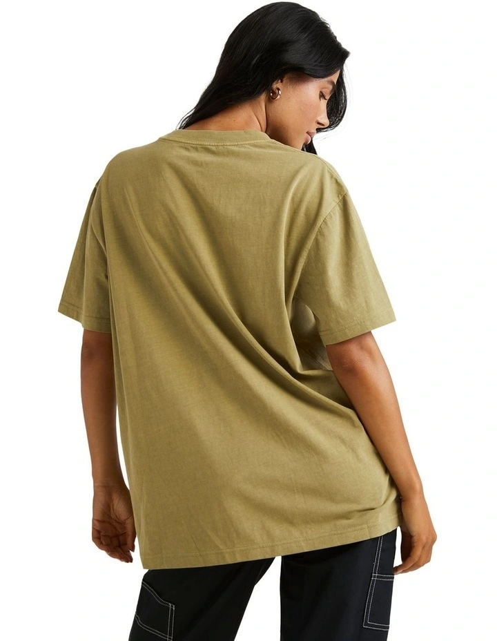 Palmy Relaxed T-shirt in Green image 2