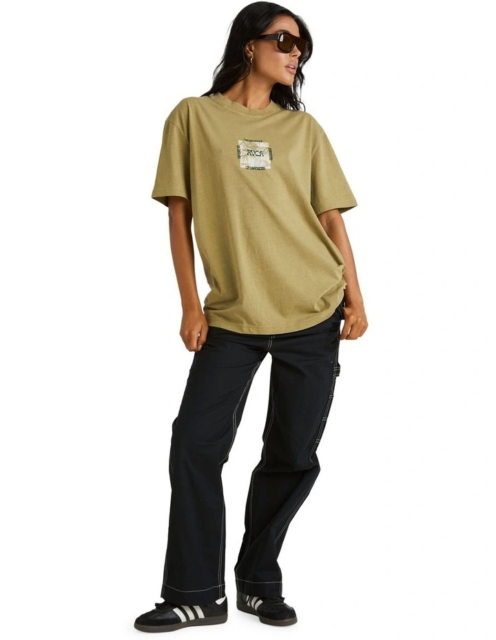 Palmy Relaxed T-shirt in Green image 5