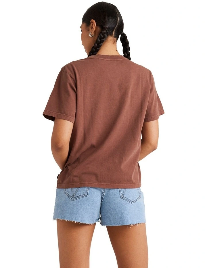Hazel Easy T-shirt in Brown image 2