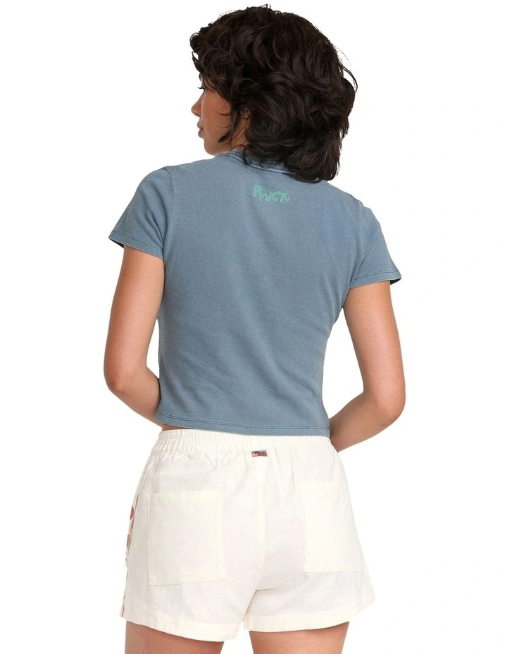 Lauryn Alvarez 411 Tee in Navy image 2