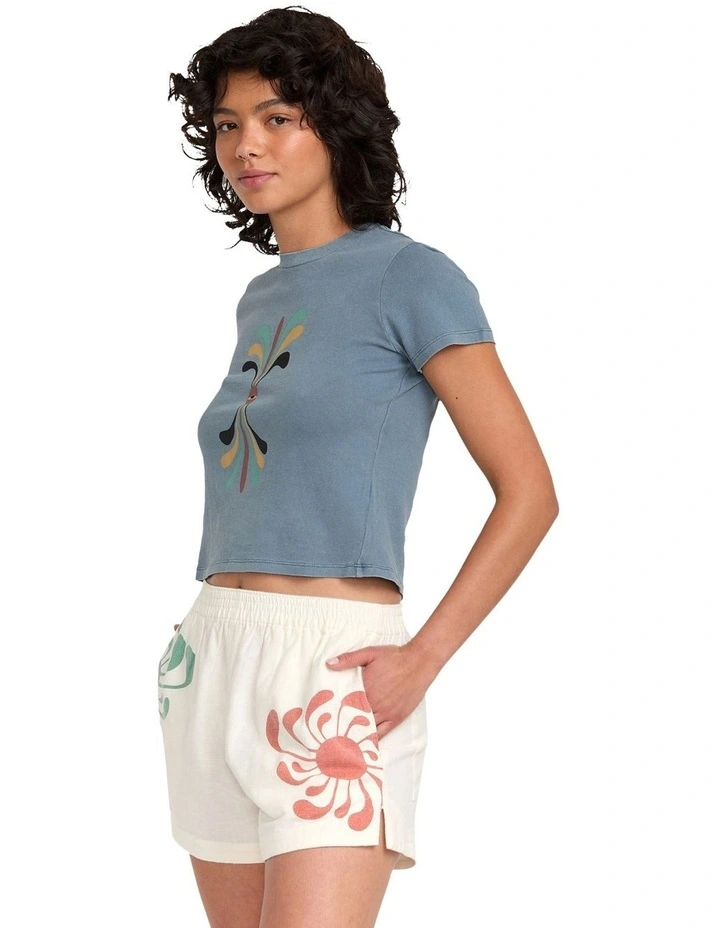 Lauryn Alvarez 411 Tee in Navy image 3