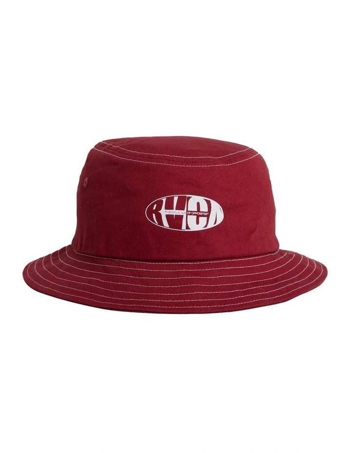 Dome Twill Bucket in Cherry image 1