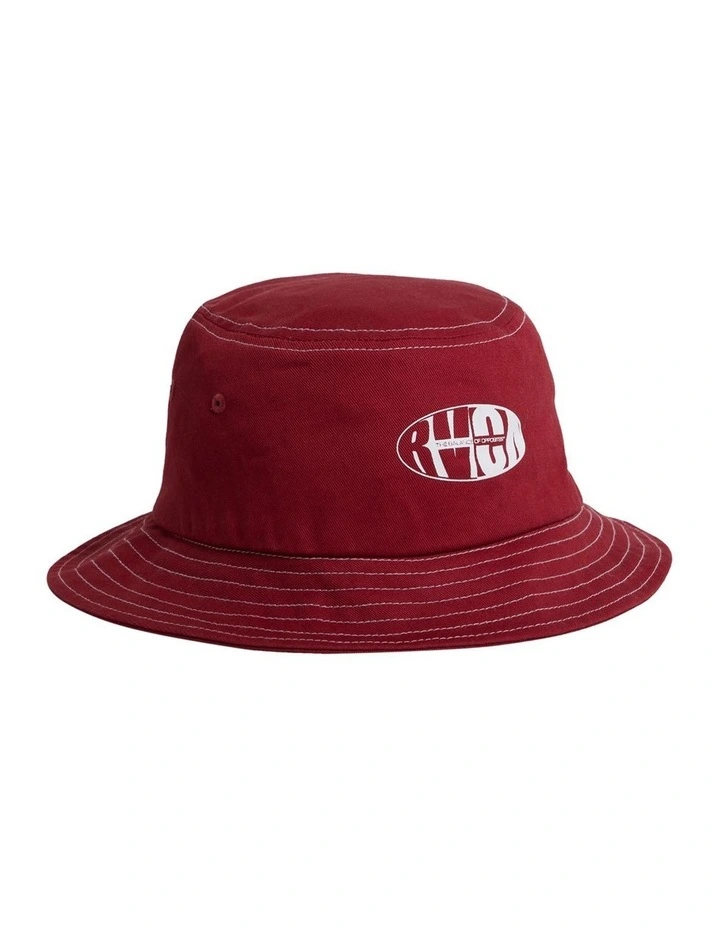Dome Twill Bucket in Cherry image 5