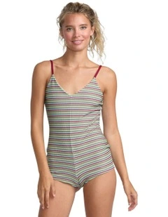 Aren Surf Full Coverage One-Piece Swimsuit in Multi