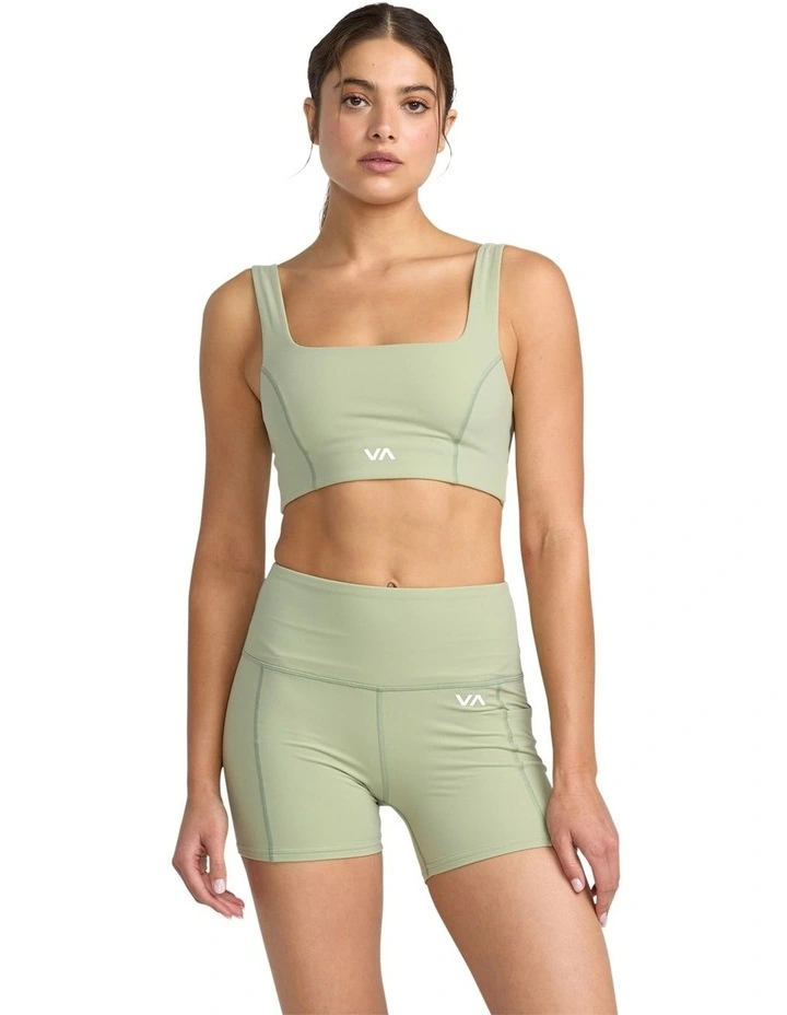 VA Essential Technical Shorts in Green Tea image 1