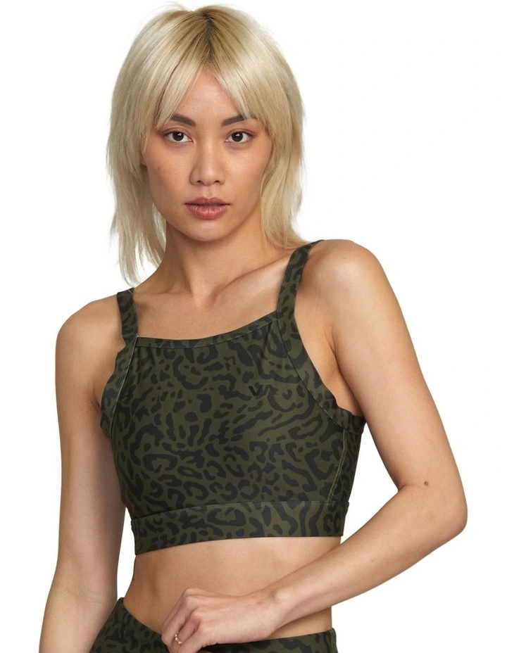 VA Essential High Impact Bra in Green image 4
