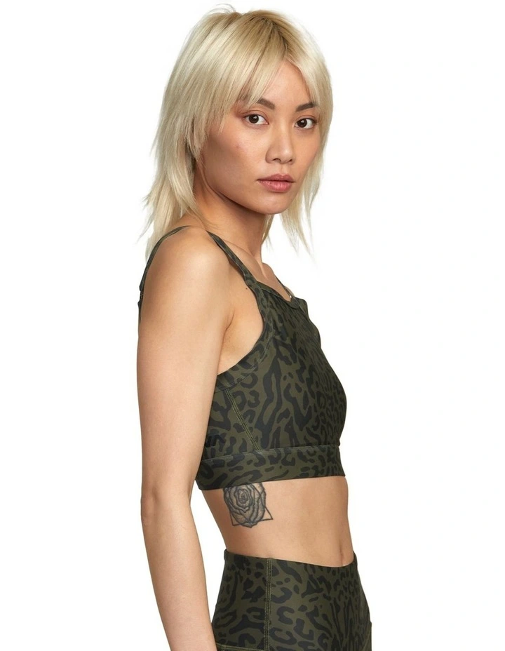 VA Essential High Impact Bra in Green image 6