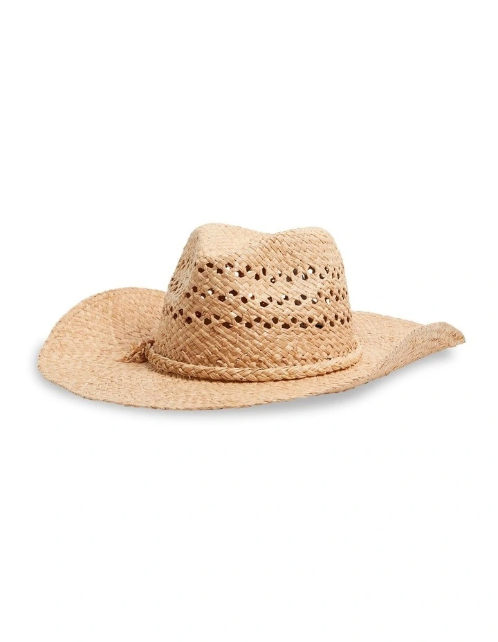 Cara Straw Hat in Natural image 3