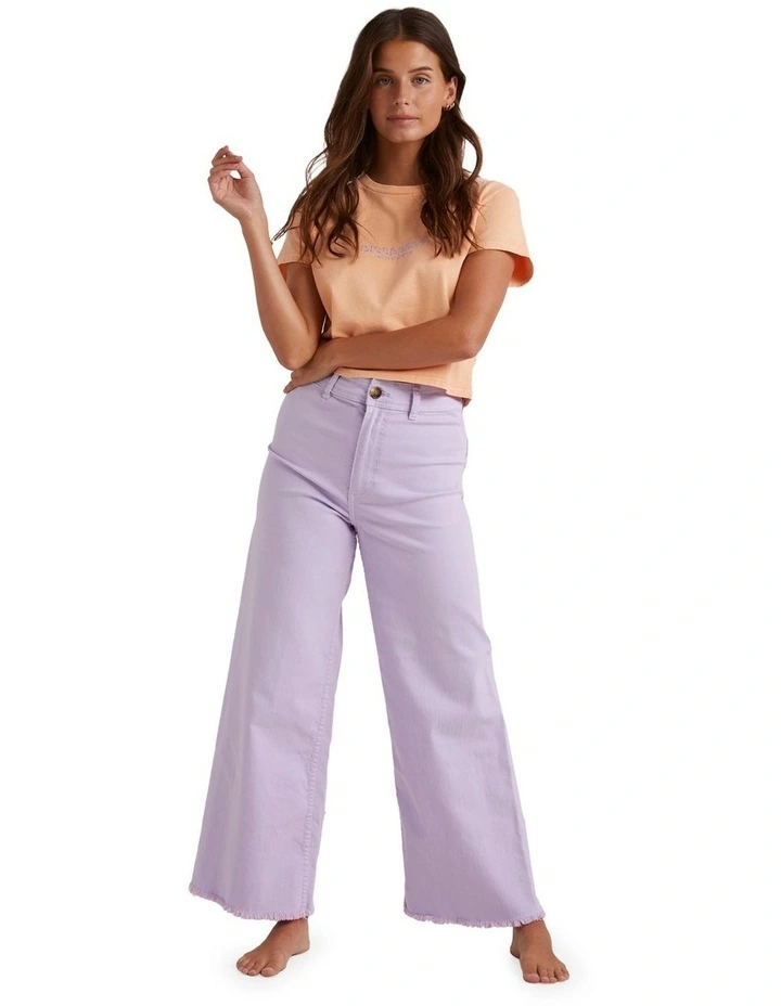 Free Fall Pants in Pastel Lilac image 1