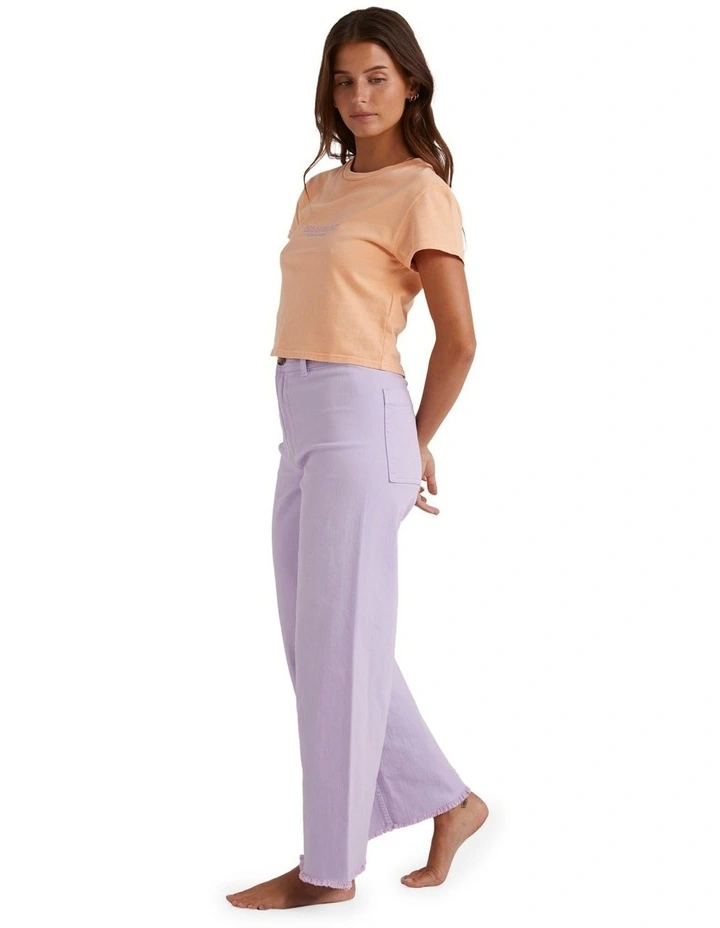 Free Fall Pants in Pastel Lilac image 2