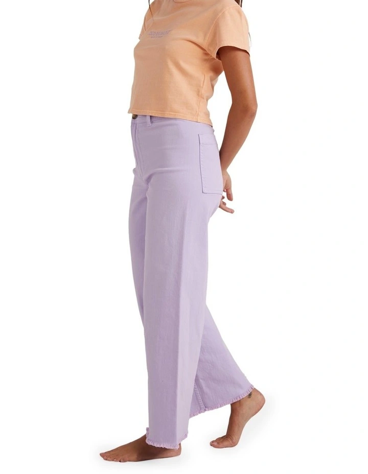 Free Fall Pants in Pastel Lilac image 4
