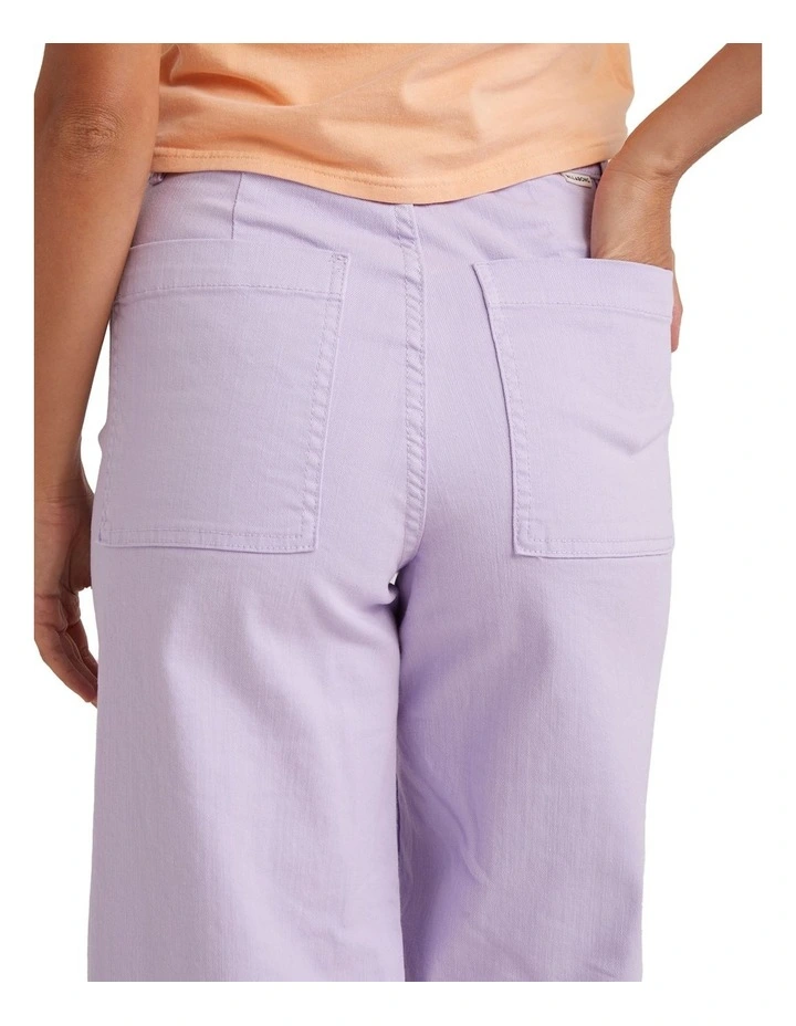 Free Fall Pants in Pastel Lilac image 5