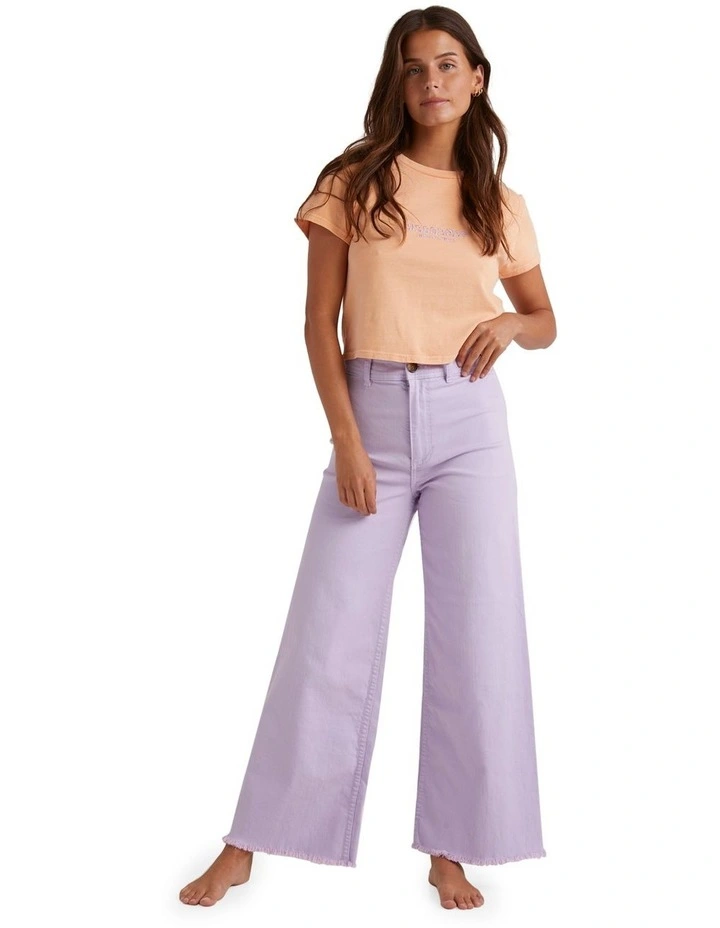 Free Fall Pants in Pastel Lilac image 6