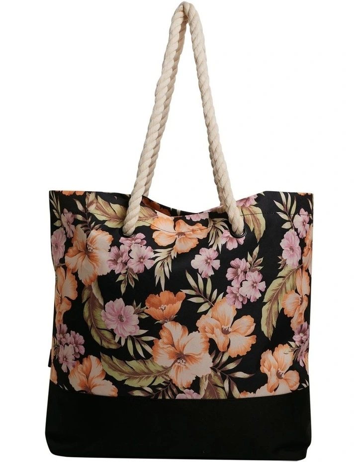 Calypso Tote Bag in Black image 2