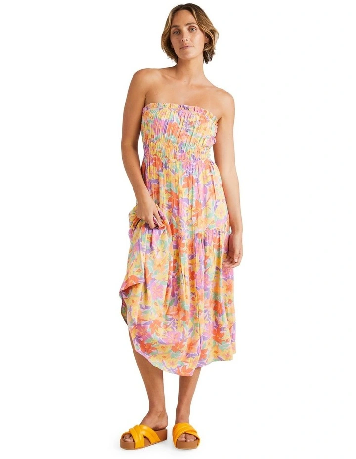 Haven Stella Midi Dress in Lilac image 1
