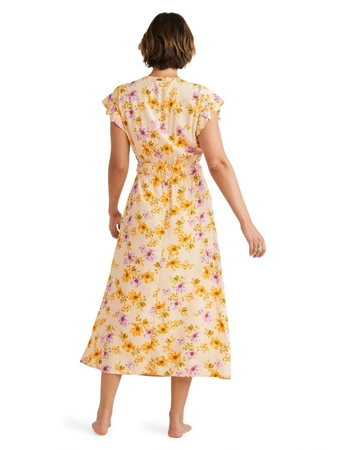 Willful Dreams Picnic Dress in Peach image 2