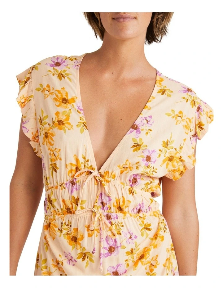 Willful Dreams Picnic Dress in Peach image 4