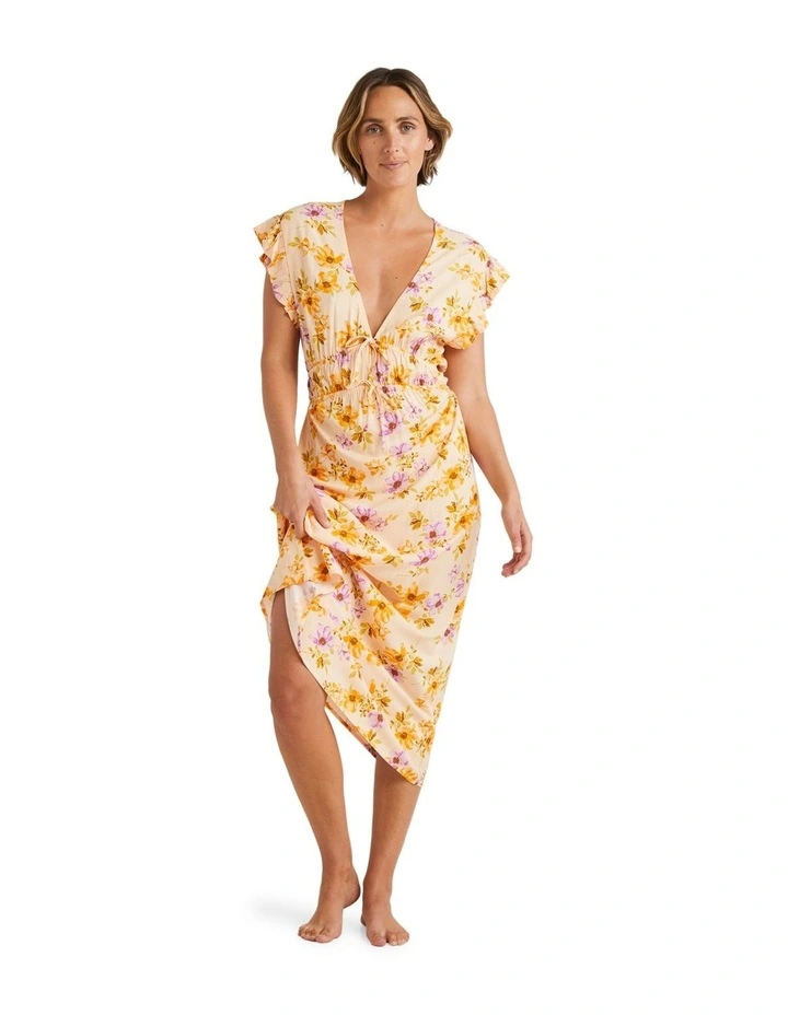 Willful Dreams Picnic Dress in Peach image 5