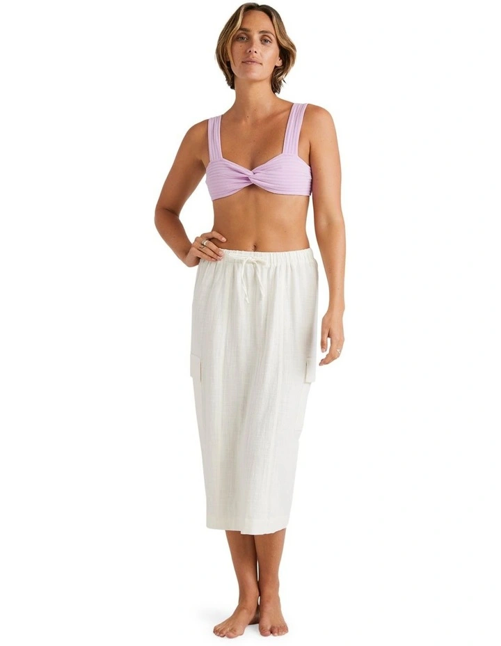 Sunny Cargo Skirt in Salt Crystal image 5