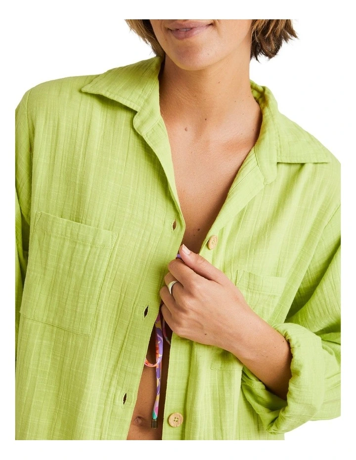Swell Shirt in Lime image 4