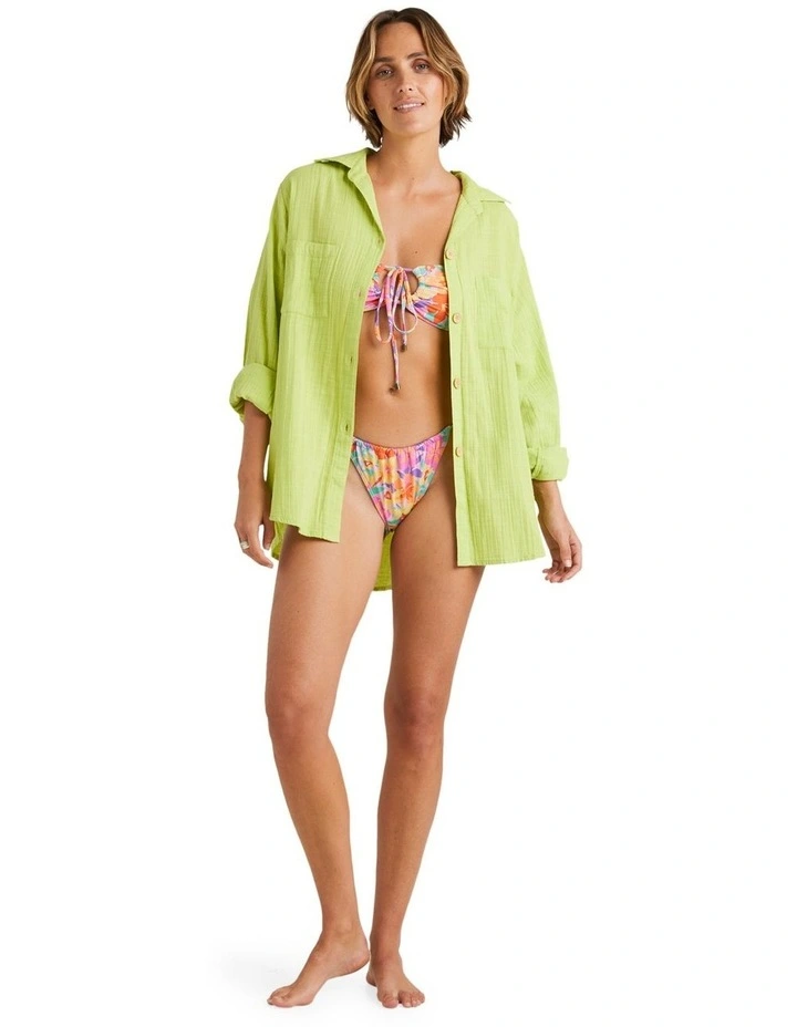 Swell Shirt in Lime image 5