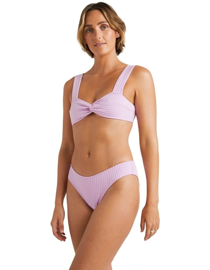 Terry Rib Kali Bralette in Purple image 3