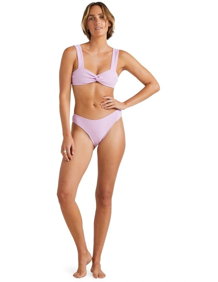 Terry Rib Kali Bralette in Purple image 5
