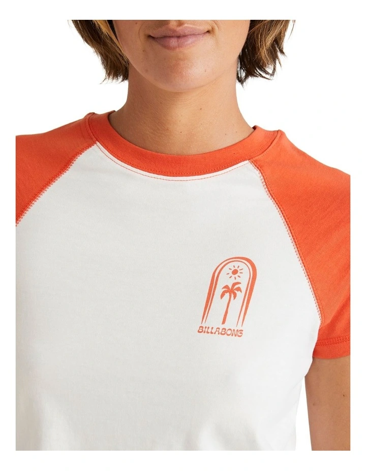 Good Times Ringer T-Shirt Salt in Crystal image 4