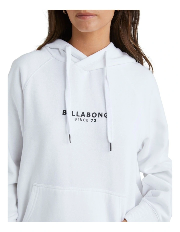 Society Hoodie in White image 4